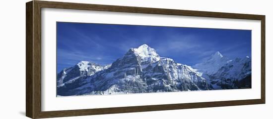 Wetterhorn, Berner Oberland, Switzerland-Peter Adams-Framed Photographic Print