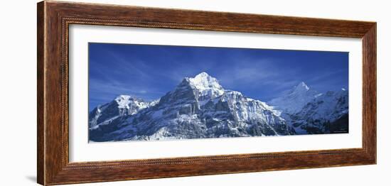 Wetterhorn, Berner Oberland, Switzerland-Peter Adams-Framed Photographic Print