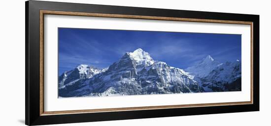 Wetterhorn, Berner Oberland, Switzerland-Peter Adams-Framed Photographic Print