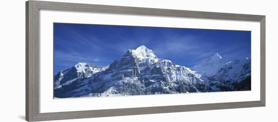 Wetterhorn, Berner Oberland, Switzerland-Peter Adams-Framed Photographic Print