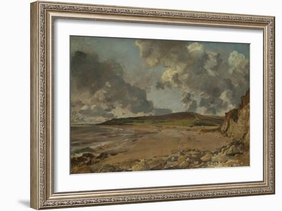 Weymouth Bay: Bowleaze Cove and Jordon Hill, C. 1817-John Constable-Framed Giclee Print