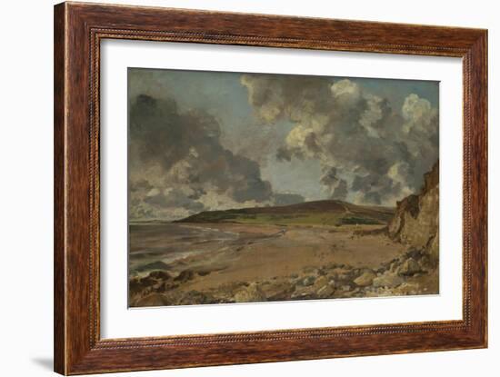 Weymouth Bay: Bowleaze Cove and Jordon Hill, C. 1817-John Constable-Framed Giclee Print