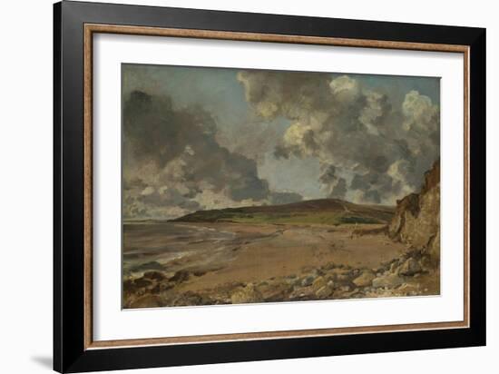 Weymouth Bay: Bowleaze Cove and Jordon Hill, C. 1817-John Constable-Framed Giclee Print