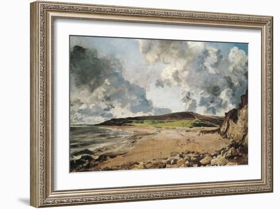 Weymouth Bay: Bowleaze Cove and Jordon Hill-John Constable-Framed Art Print