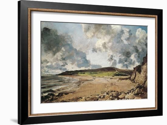 Weymouth Bay: Bowleaze Cove and Jordon Hill-John Constable-Framed Art Print