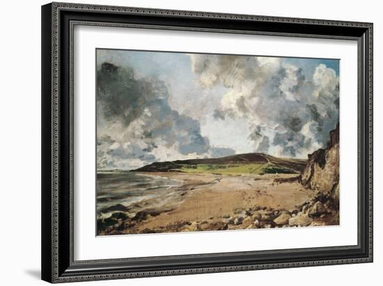 Weymouth Bay: Bowleaze Cove and Jordon Hill-John Constable-Framed Art Print