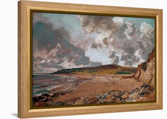 Weymouth Bay Painting by John Constable (1776-1837) 1824 Approx. Sun. 53,3X74,9 Cm London, Victoria-John Constable-Framed Premier Image Canvas