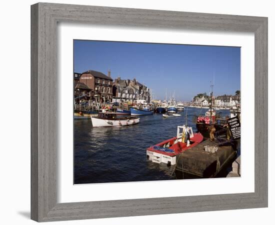 Weymouth Harbour, Dorset, England, United Kingdom-Jenny Pate-Framed Photographic Print