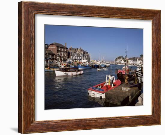 Weymouth Harbour, Dorset, England, United Kingdom-Jenny Pate-Framed Photographic Print