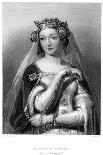 Philippa of Hainault Queen of Edward III of England-W.h. Egleton-Framed Art Print