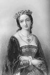 Philippa of Hainault Queen of Edward III of England-W.h. Egleton-Framed Art Print