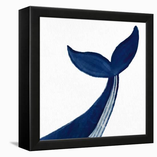 Whale 1-Kimberly Allen-Framed Stretched Canvas