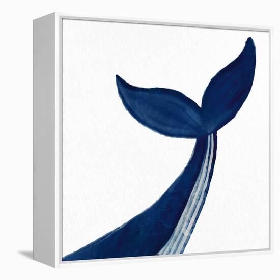 Whale 1-Kimberly Allen-Framed Stretched Canvas