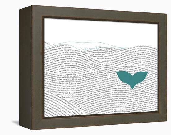 Whale 2-null-Framed Stretched Canvas