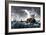 Whale Destroying Whaling Ship, C.1875-null-Framed Giclee Print