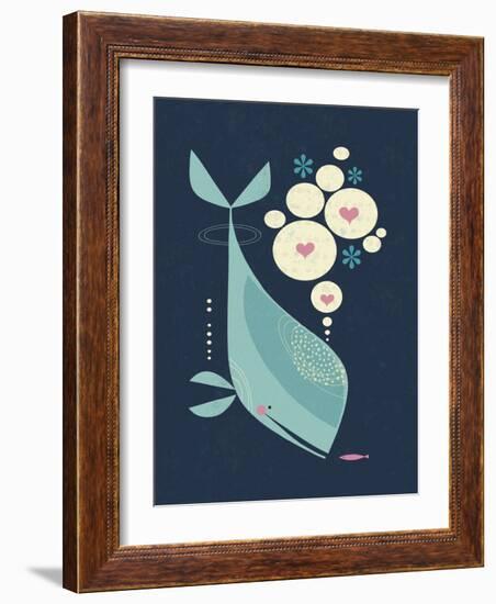 Whale has a Friend-Tracy Walker-Framed Art Print