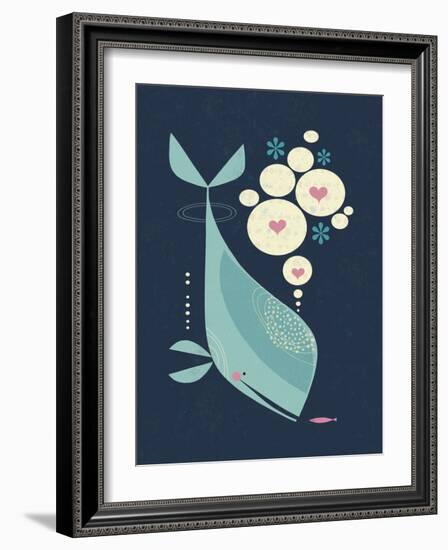 Whale has a Friend-Tracy Walker-Framed Art Print