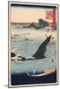 Whale Hunting at the Island of Goto in Hizen-null-Mounted Giclee Print