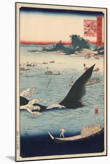Whale Hunting at the Island of Goto in Hizen-null-Mounted Giclee Print