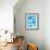 Whale of a Tale Vertical-Heather Rosas-Framed Art Print displayed on a wall