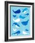 Whale of a Tale Vertical-Heather Rosas-Framed Art Print