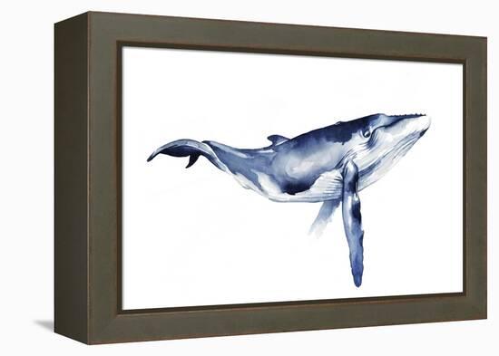 Whale Portrait I-Grace Popp-Framed Stretched Canvas