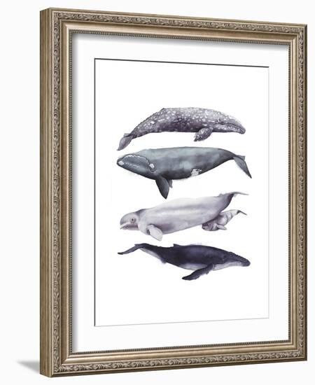 Whale Stack I-Grace Popp-Framed Art Print