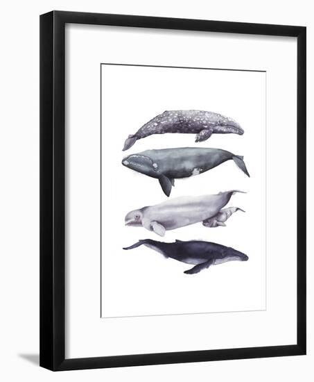 Whale Stack I-Grace Popp-Framed Art Print