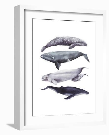 Whale Stack I-Grace Popp-Framed Art Print