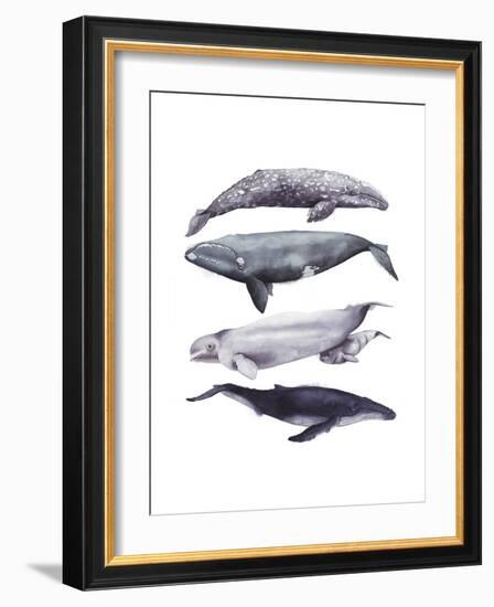 Whale Stack I-Grace Popp-Framed Art Print