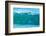 Whale Tail-Light and reflections make the shape of a whale's tail in the face of a wave-Mark A Johnson-Framed Photographic Print