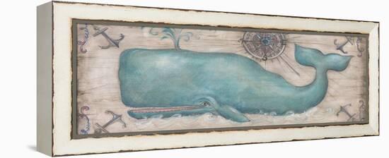 Whale Watch II-Kate McRostie-Framed Stretched Canvas