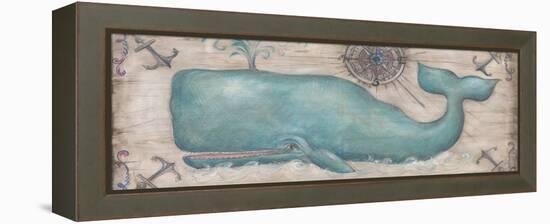 Whale Watch II-Kate McRostie-Framed Stretched Canvas