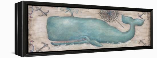 Whale Watch II-Kate McRostie-Framed Stretched Canvas