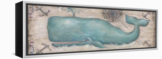 Whale Watch II-Kate McRostie-Framed Stretched Canvas