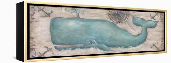 Whale Watch II-Kate McRostie-Framed Stretched Canvas