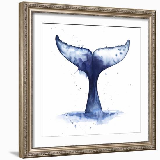 Whale Wave II-Grace Popp-Framed Art Print