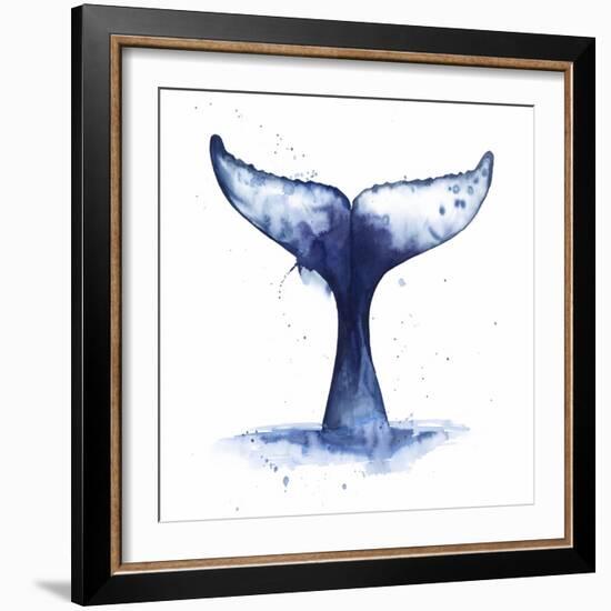 Whale Wave II-Grace Popp-Framed Art Print