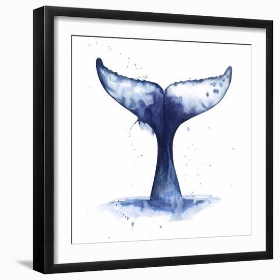 Whale Wave II-Grace Popp-Framed Art Print