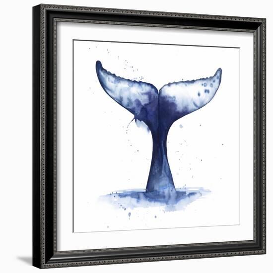 Whale Wave II-Grace Popp-Framed Art Print