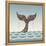 Whale Waving Hello with it's Tail-Cyborgwitch-Framed Stretched Canvas