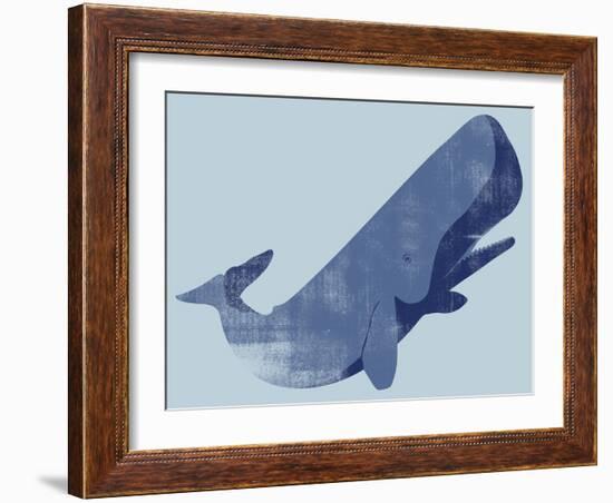 Whale--Framed Giclee Print