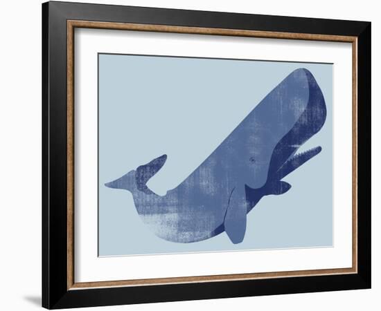 Whale--Framed Giclee Print