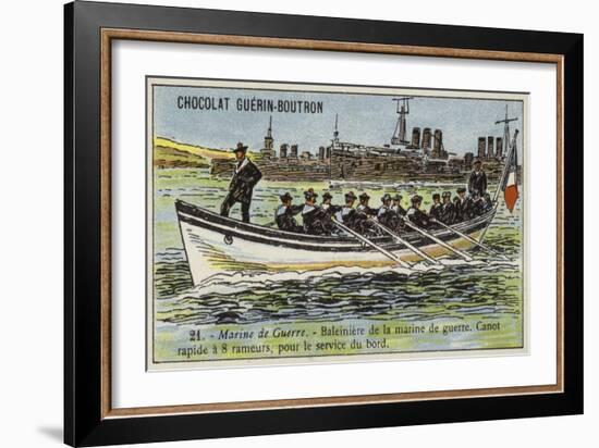 Whaler of the French Navy-null-Framed Giclee Print