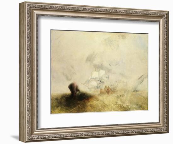 Whalers, c.1845-J. M. W. Turner-Framed Giclee Print