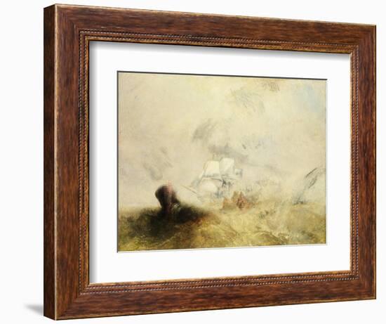 Whalers, c.1845-J. M. W. Turner-Framed Giclee Print