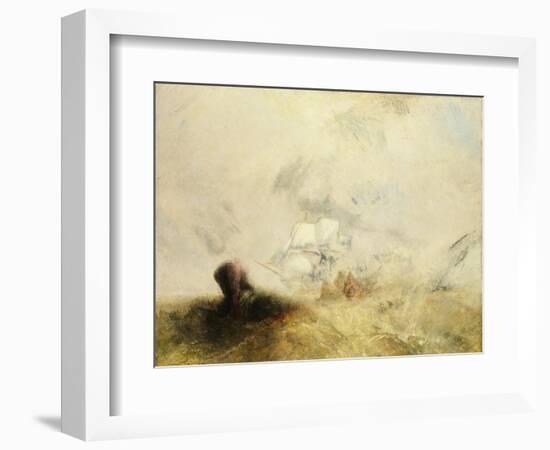 Whalers, c.1845-J. M. W. Turner-Framed Giclee Print