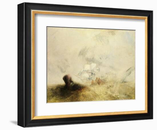 Whalers, c.1845-J. M. W. Turner-Framed Giclee Print