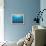 Whales Swimming in Sea-null-Framed Premier Image Canvas displayed on a wall