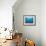 Whales Swimming in Sea-null-Framed Photographic Print displayed on a wall